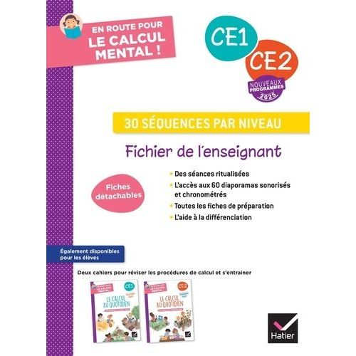 En Route Pour Le Calcul Mental ! Ce1-Ce2 - Fichier De L'enseignant