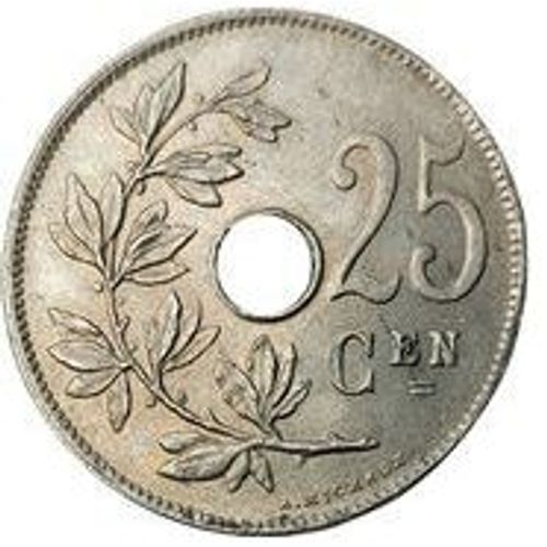 Pièce 25 Centimes Belgique - 1920 "Belgique"