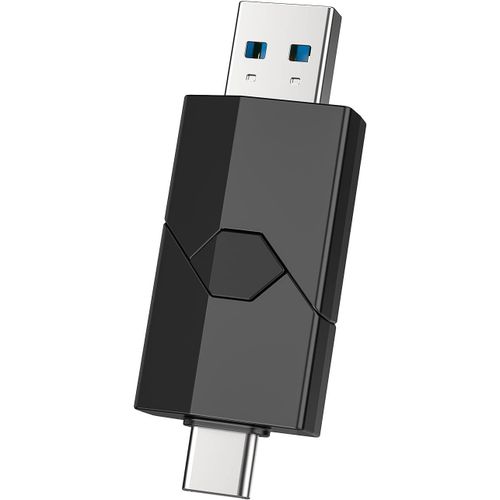 GOTHICANA BY EMPClé Usb C 256Go 3.0, Cle Usb C 256 Go 3.0 Rétractable Double Connectique Pour Smartphone/Tv/Pc Tablette/Ordinateur