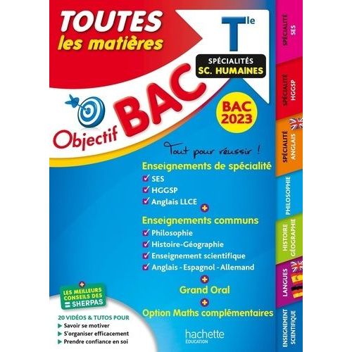 Toutes Les Matières Tle Spécialités Sciences Humaines