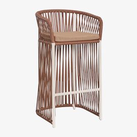 Lot De 2 Tabourets Hauts Sophie Nu Brun ¿75 Cm