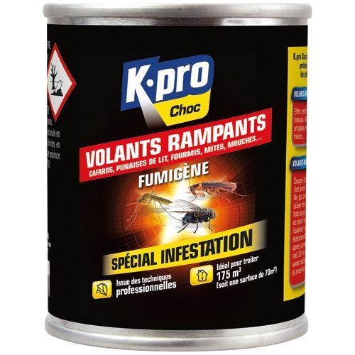 Fumigène tous insectes Kapo pour 175m3 ou 70m2