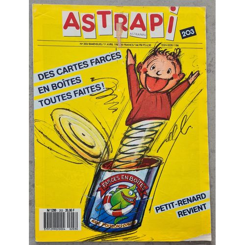 Astrapi N° 203 : Des Cartes Farces En Boîtes Toutes Faites - Petit-Renard Revient