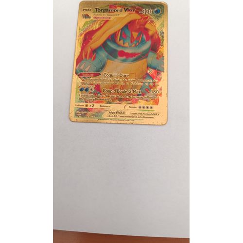 Carte Pokémon Or Torgamord Vmax