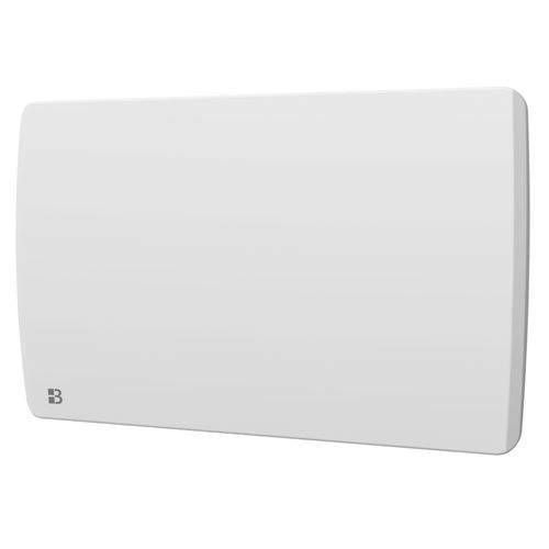 Radiateur électrique fixe à inertie sèche céramique 1500W Bestherm ARIA horizontal blanc