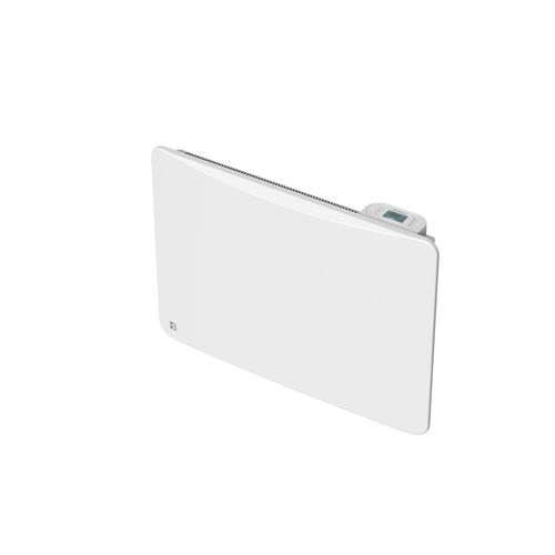 Radiateur électrique fixe à inertie sèche céramique 1000W Bestherm OVEO horizontal blanc