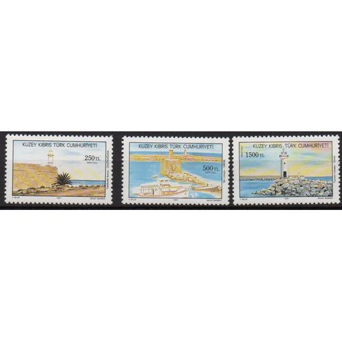 Chypre Turque Timbres Les Phares 1991
