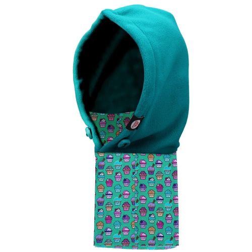 Enfants Demi-Masque Facial Coupe-Vent Couvre-Chef Cou Snood Plus Chaud Chapeau De Ski (Crème Glacée)