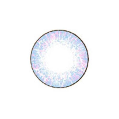 Lentilles De Contact Cosmétiques Colorées Maquillage Fantaisie Accessoire Pour Les Yeux Lentille De Couleur Annuelle 0 Degré (Bleu)