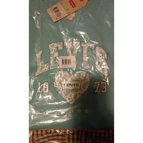 Lots Tshirt Et Weat Levis Fille 13/ 14 Ans Taille 1 58cm Neuf Avec Étiquette 30€ Le Tout