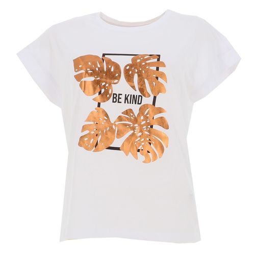 Tee Shirt Manches Courtes Tiffosi Kika 7 Blanc Brillant Blanc M