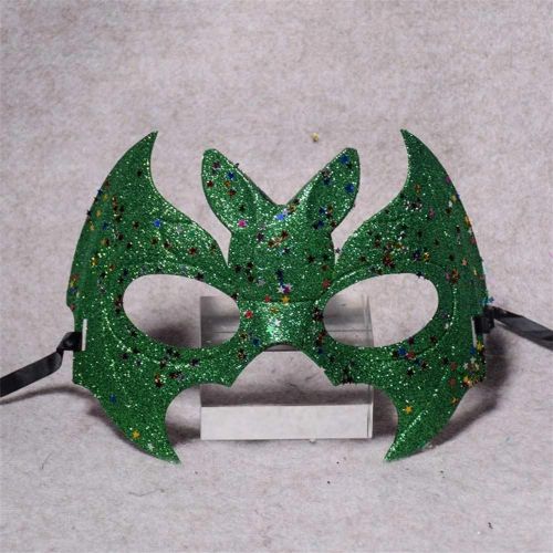 Coloré Mignon Oeil De Chauve-Souris Masque Déguisement Costume Bal Masqué (Vert)