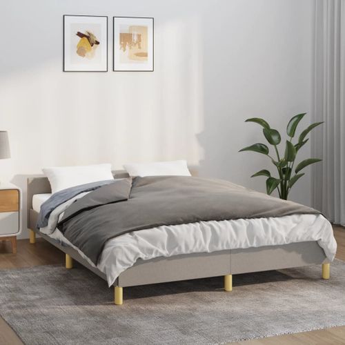 Vidaxl Couverture Lestée Avec Housse Gris 135x200 Cm 10 Kg Tissu