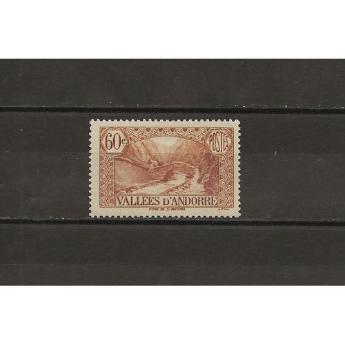 Andorre - 1937 - Pont St Antoine - Yt N° 67
