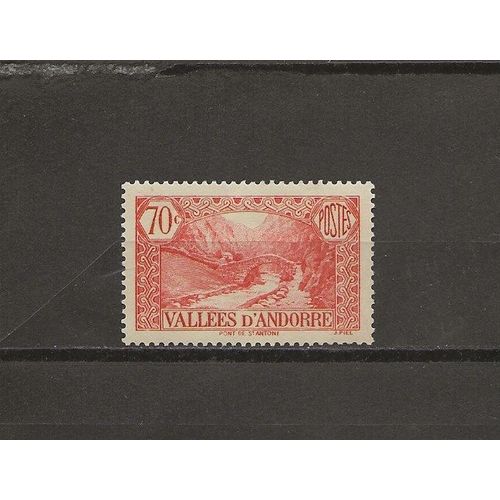 Andorre - 1937 - Pont St Antoine - Yt N° 69