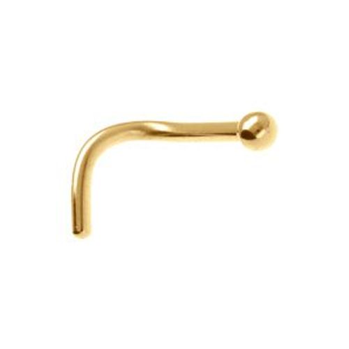 Piercing Acier Doré Nez