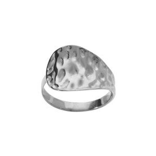 Bague Acier Martelée