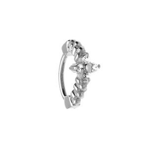 Piercing Acier Nez Oxydes Blancs