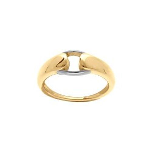 Bague Acier Bicolore