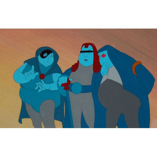 Cellulo Original Les Mondes Engloutis Style Moebius Cel Juges 1984