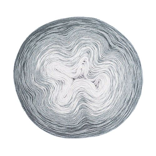 Creative Cotton Degrade 200 Gr ! Pour Réaliser Châle - Rico Design. Color : 05 Gris