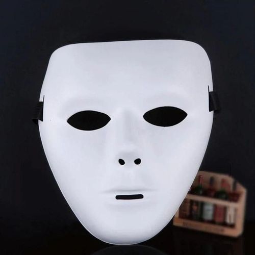 Plastique Plein Visage Jabbawockeez Danse Crew Costume Masque Fête Halloween Accessoires 16.5 * 19.5cm