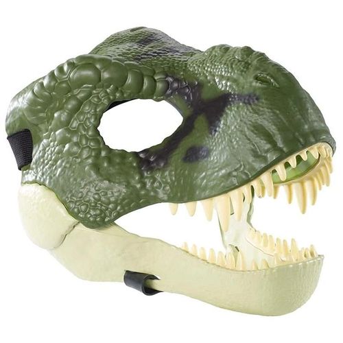 Horreur Dinosaure Masque Pliable Animaux Latex Masque Halloween Cosplay Accessoires Vert