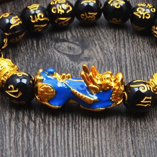 Feng Shui Pixiu Bracelet Bénédiction Sculpture Perles Porte-Bonheur Poignet Bijoux Avec Ancienne Bête Chinoise Décor Cadeau Pour Les Amis Nouveau