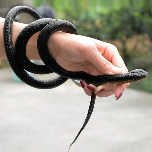 1.28M faux serpent réaliste véritable effrayant en caoutchouc jouet farce fête blague Halloween cadeaux accessoires