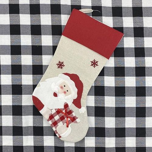 Bas De Noël Grande Taille Classique Bas De Noël Père Noël Bonhomme De Neige Renne Pingouin Motif Pour Décoration De Fête De Noël Père Noël