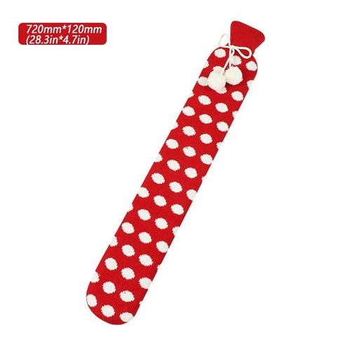 Longue Bouteille D'eau Chaude Sac Tissu Doux Tricoté Housse Amovible Chauffant Taille Dos Pour Femmes Filles 13