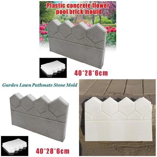 Clôture De Jardin Béton Pierre Ciment Brique Moule Bricolage Pavage Fabrication Pelouse Étang Décor