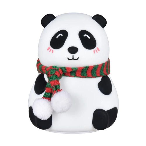 Lampe De Nuit Rechargeable Mignon Panda Silicone À Changement De Couleur Lampe De Chevet Led À Commande Par Robinet B
