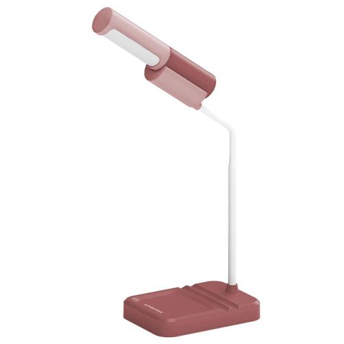 Lampe De Chevet Led 3 Couleurs Luminosité Usb Rechargeable Lampe De Chevet À Économie D'énergie Pour L'étude De Lecture De Bureau Rouge