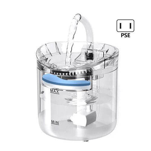 Distributeur automatique d'eau pour animaux de compagnie transparent Distributeur d'eau d'alimentation étanche pour cadran solaire d'alimentation en eau pour animaux de compagnie