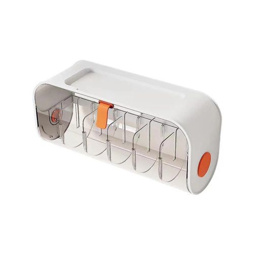 Boîte de rangement de sous-vêtements murale 3 en 1 Organisateur de chaussettes transparentes Type de tiroir Conteneur de stockage de culottes