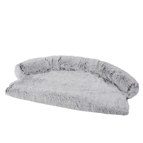 Lit Universel Pour Animaux De Compagnie Long En Peluche Chat Chat Chat Tapis Doux Confortable Chat Canapé Pour Grand Petit Chat Chien Amovible,Dégradé Gris,62 * 62cm,Filet