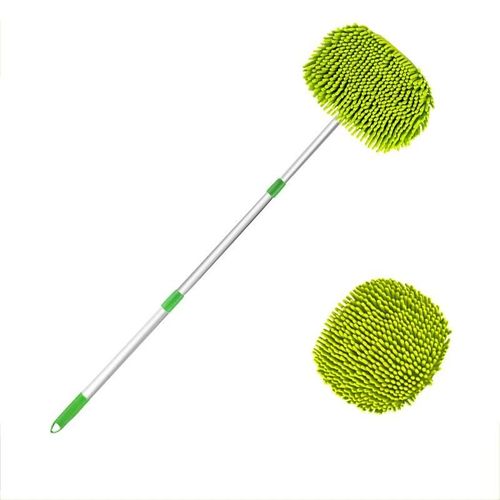 Kit De Vadrouille De Brosse De Lavage De Voiture En Microfibre Poignée Longue Extensible Sans Rayures Détachable Et Lavable Housse De Plumeau Pour Le Neuf Automatique