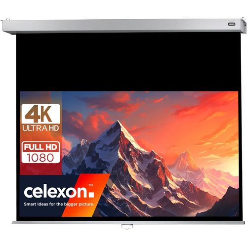 Pro Plus Écran Manuel 80"" | 180X102 Cm 16 9 | Écran 4K, Full-Hd Extensible Manuellement Pour Les Présentations De Bureau Et Le Home Cinéma | Montage Mural & Au Plafond