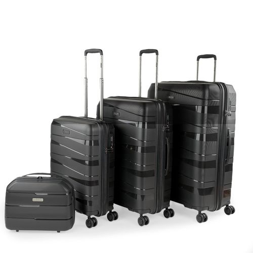 Set De Valises Rigides 4 Roulettes - Valise Grande Taille, Valise Soute Avion, Bagages Pour Voyages, Lot De Valises À Roulette. Fabriquées En PP Matériau Résistant