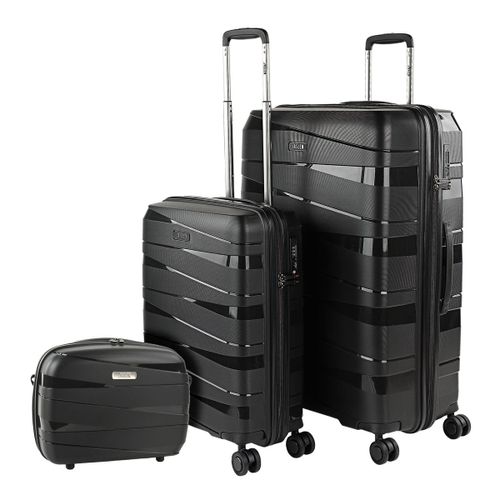 Set De Valises Rigides 4 Roulettes - Valise Grande Taille, Valise Soute Avion, Bagages Pour Voyages, Lot De Valises À Roulette. Fabriquées En PP Matériau Résistant
