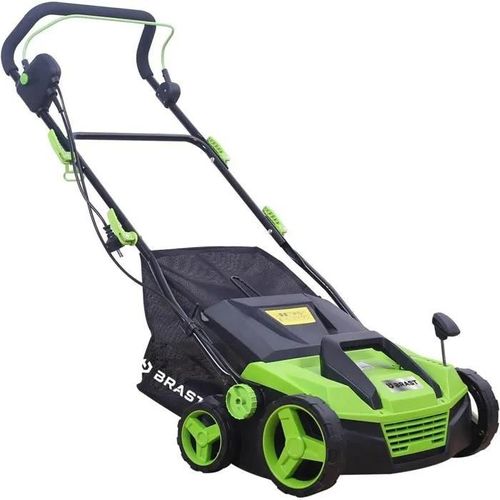 Scarificateur électrique 2-en-1 ¿ 1500-1800W, 32-40 cm, bac 60L, pour pelouse
