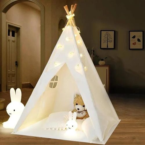 Tipi Enfant Avec Lumières, Enfants Tente Jouent Tente Intérieure Extérieure, Indian