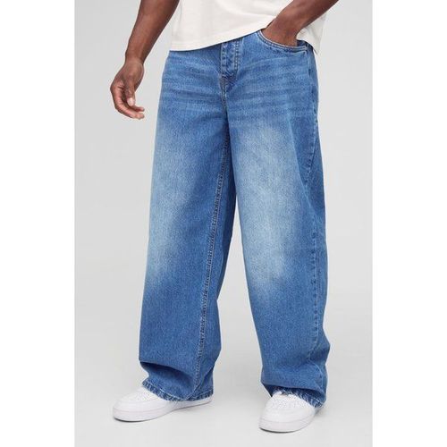 Jean Baggy Rigide En Bleu Clair Homme - 36r, Bleu