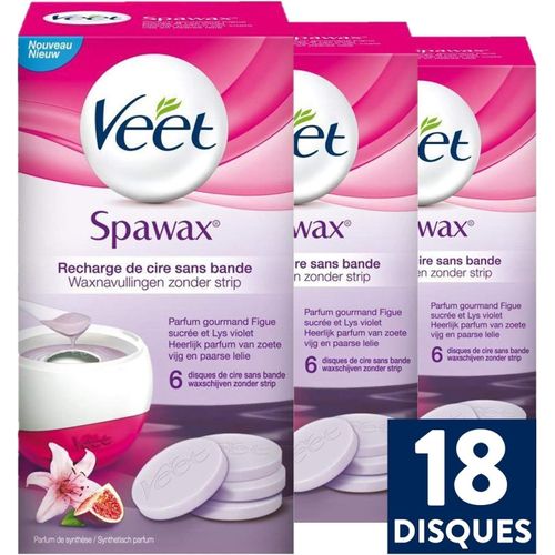 Checarzhn-Spawax-18 Disques De Cire-Figue Sucrée Et Lys Violet