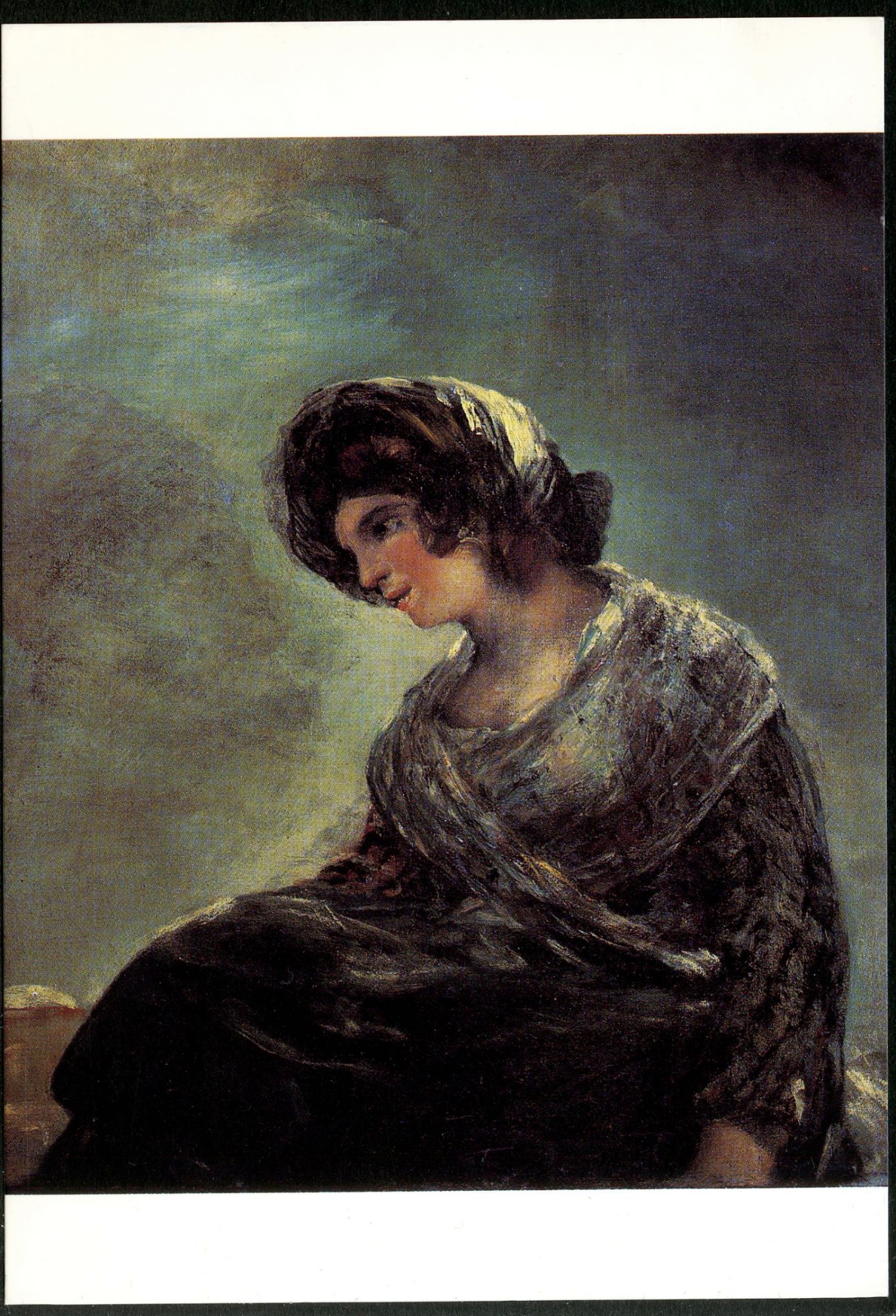 Carte Postale Francisco De Goya 1746-1828, La Lechera De Burdeos, 1827