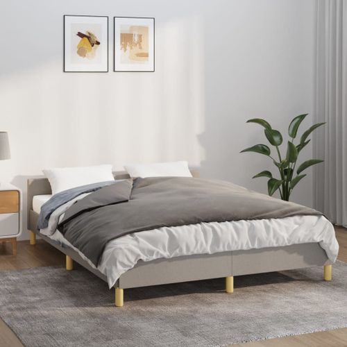 Vidaxl Couverture Lestée Avec Housse Gris 152x203 Cm 7 Kg Tissu