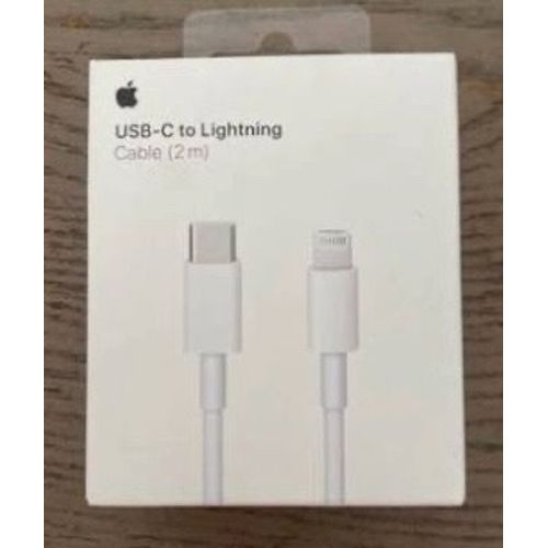 Cable USB-C to Lightning (2 mètres)