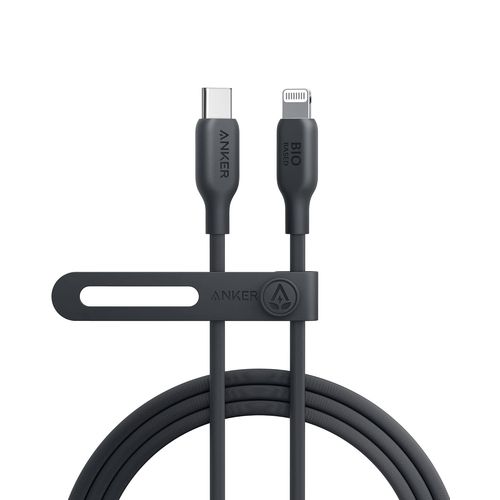 Hamiltion-Câble Iphone Usb C Vers Lightning, 541 Câble Certifié Mfi 1.8 M, Câble De Charge Rapide Biosourcé Pour Iphone 13 13 Pro 12 11 X Xs Xr 8 Plus (Chargeur Non Inclus), Noir Fantôme