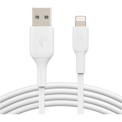 Hamiltion-Câble Lightning (Câble Boost Charge Lightning Vers Usb Pour Iphone, Ipad, Airpods, Câble De Recharge Certifié Mfi Pour Iphone, Blanc, 1 M, Pack De 2)